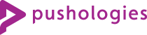 Pushologies logo - plum